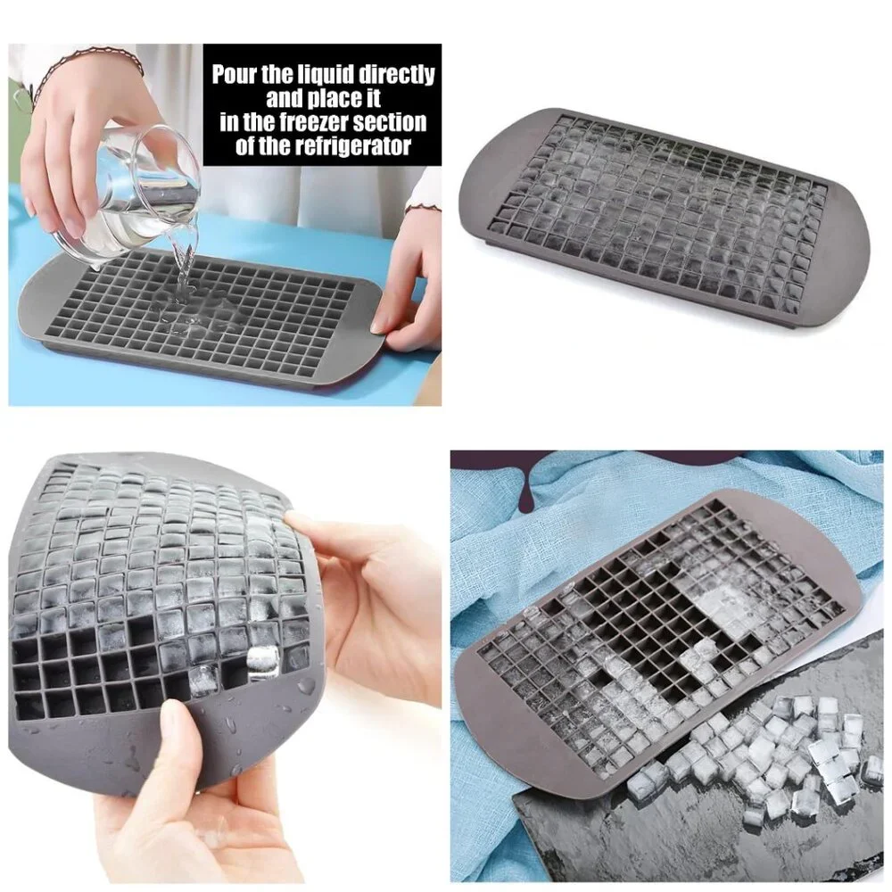 2 Mini Ice Cube Trays by Gourmet Kitchen, Summer Party, Cocktails